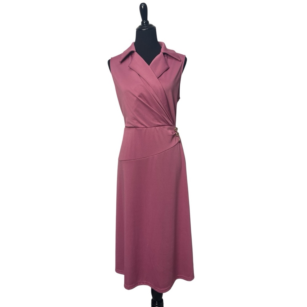 Grace Karin Mauve Sleeveless Maxi Dress